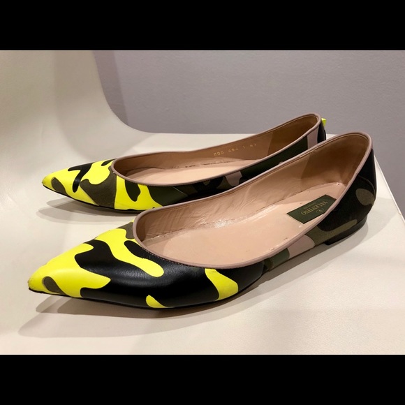 Valentino Shoes - VALENTINO Camouflage Flats Size 41